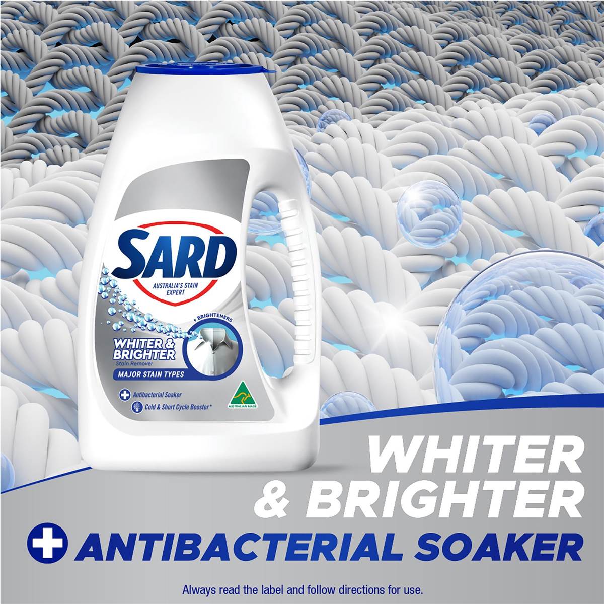 Sard Whiter & Brighter Stain Remover Powder Soaker 2kg Woolworths