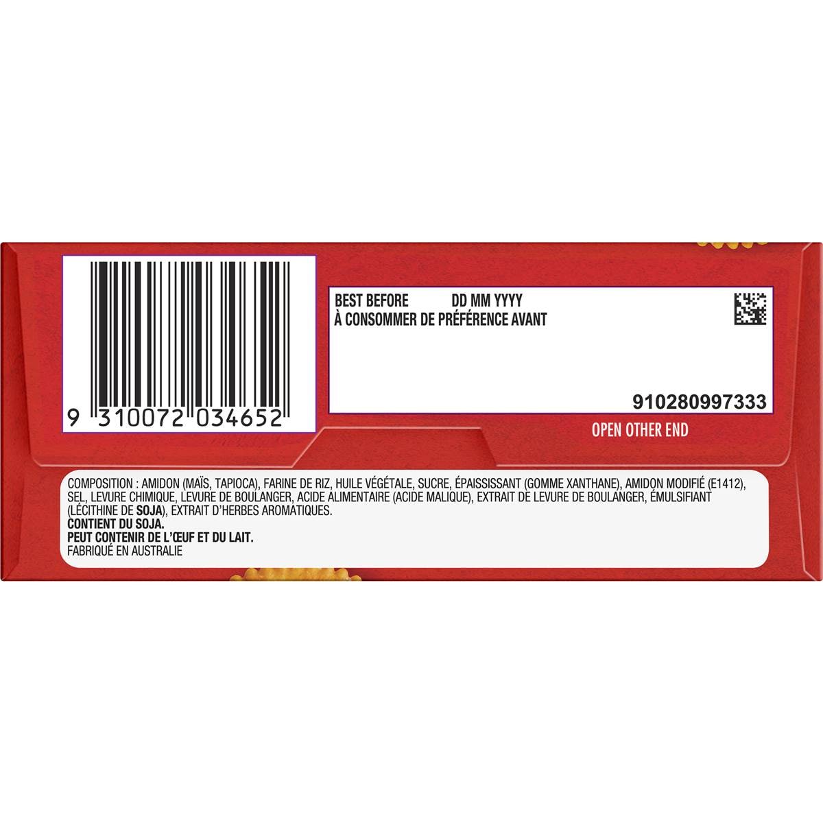 Arnott's Gluten Free Jatz Cracker Biscuits 130g Woolworths