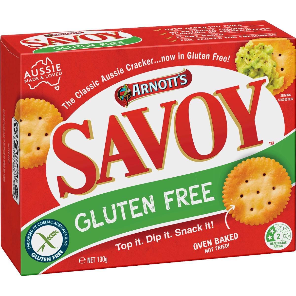 Arnott's Gluten Free Savoy Crackers 130g