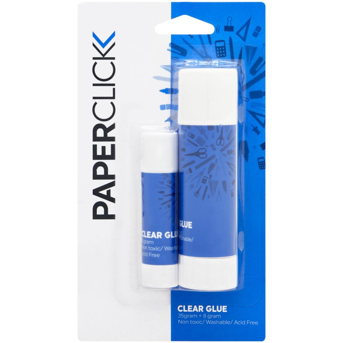 Paperclick Glue Stick Clear