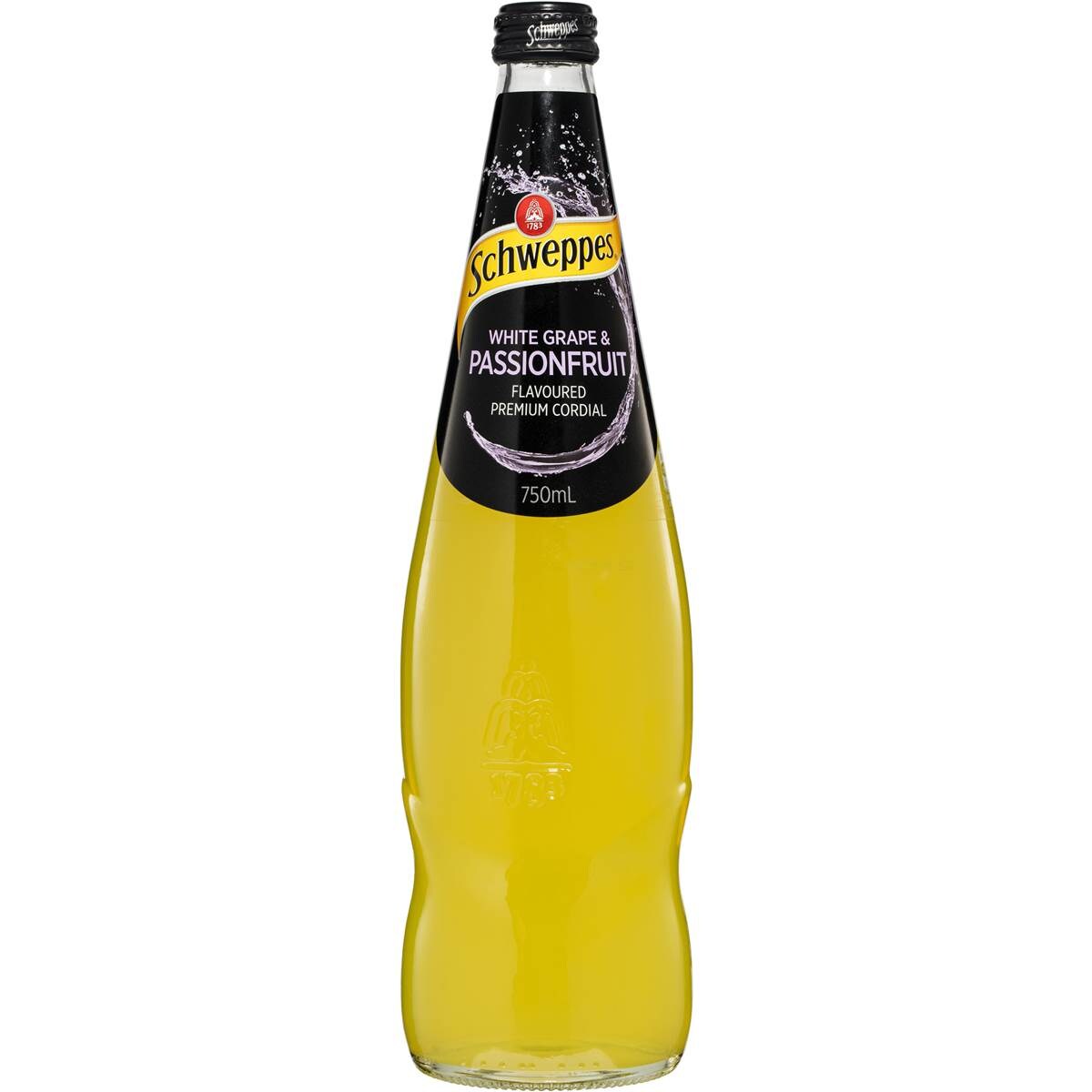 Schweppes Cordial Grape Passionfruit 750ml Woolworths