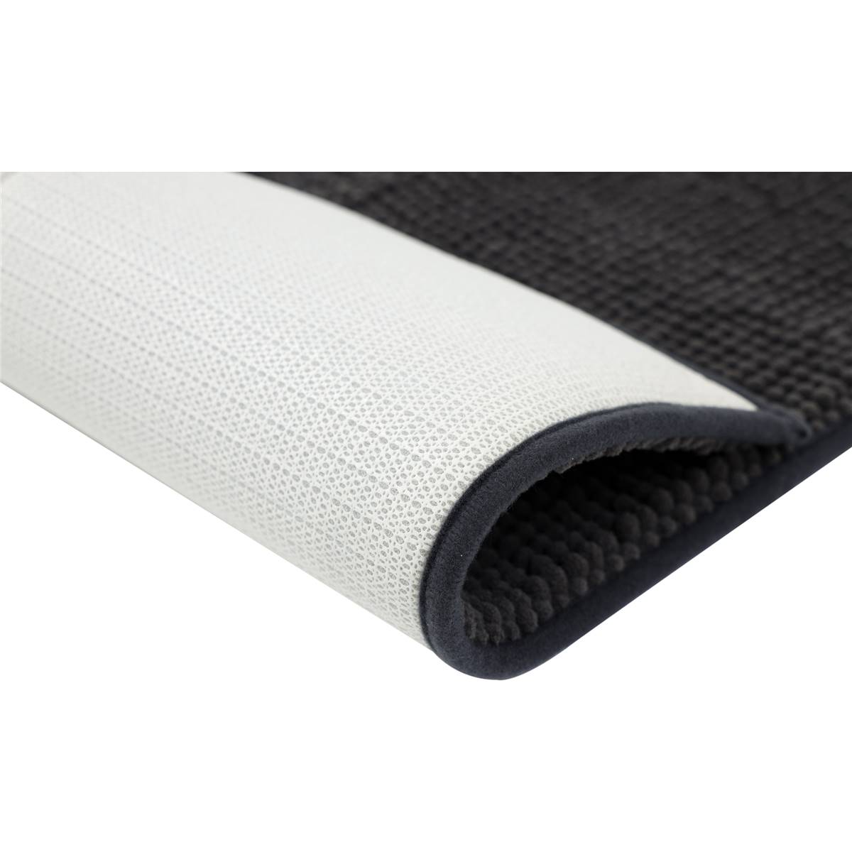 Inspire Toggle Bath Mat Charcoal Each Woolworths