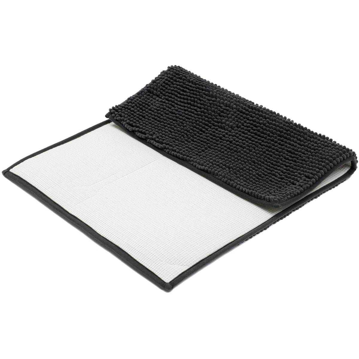 Inspire Toggle Bath Mat Charcoal Each Woolworths