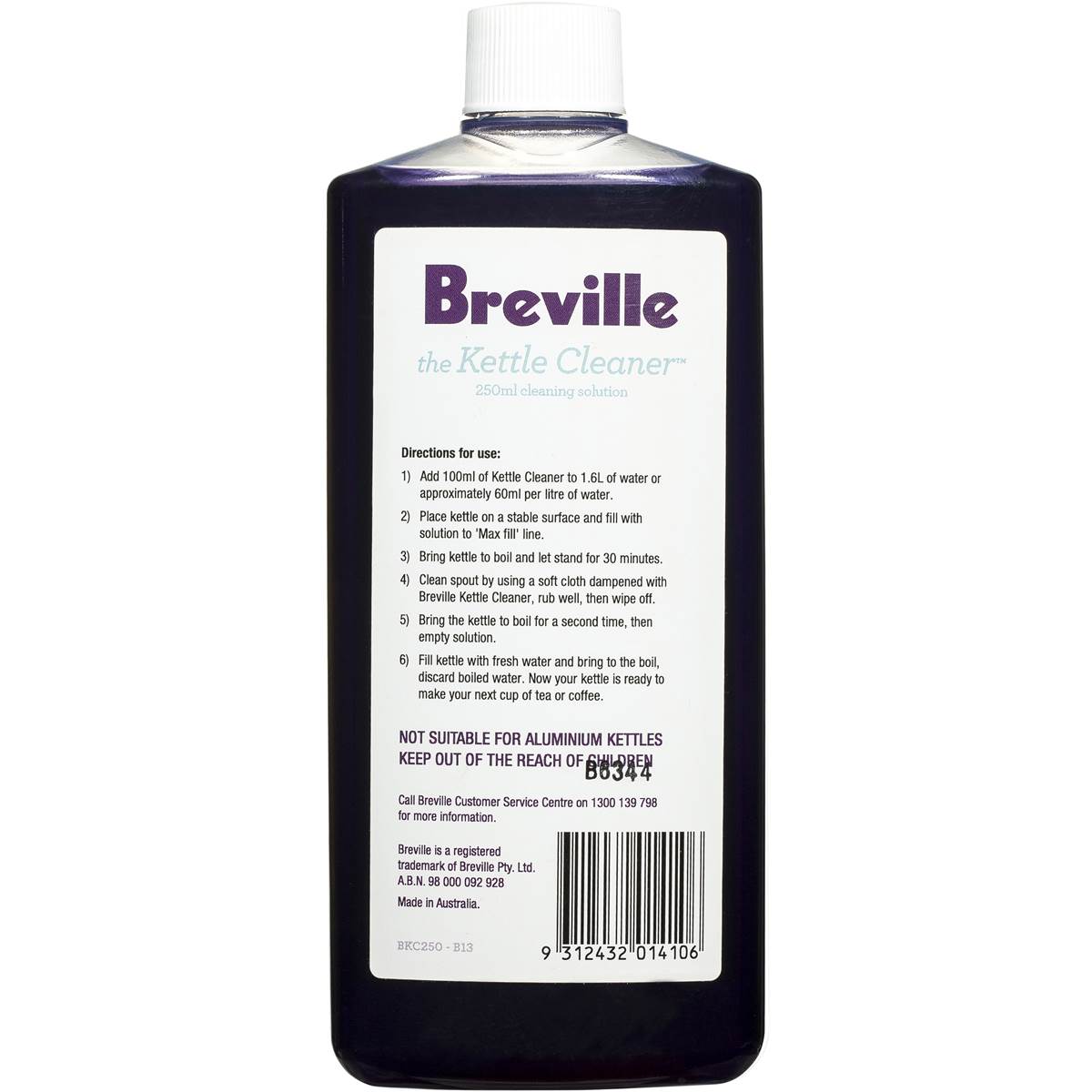 Breville Kettle Cleaner Bkc250 each Woolworths