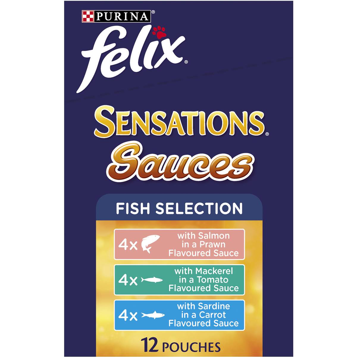 Felix Adult Sensations Sauces Fish Selection Wet Cat Food 85g X12 Pack felix-adult-sensations-sauces-fish-selection-wet-cat-food-85g-x12-pack