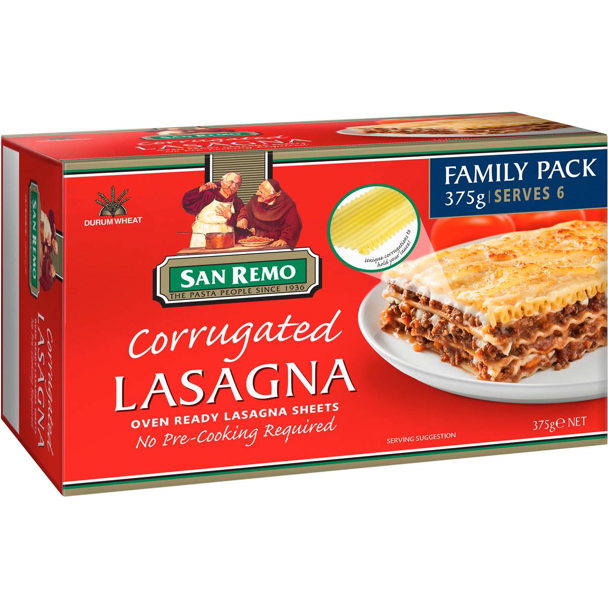 San Remo Pasta Corrugated Lasagna