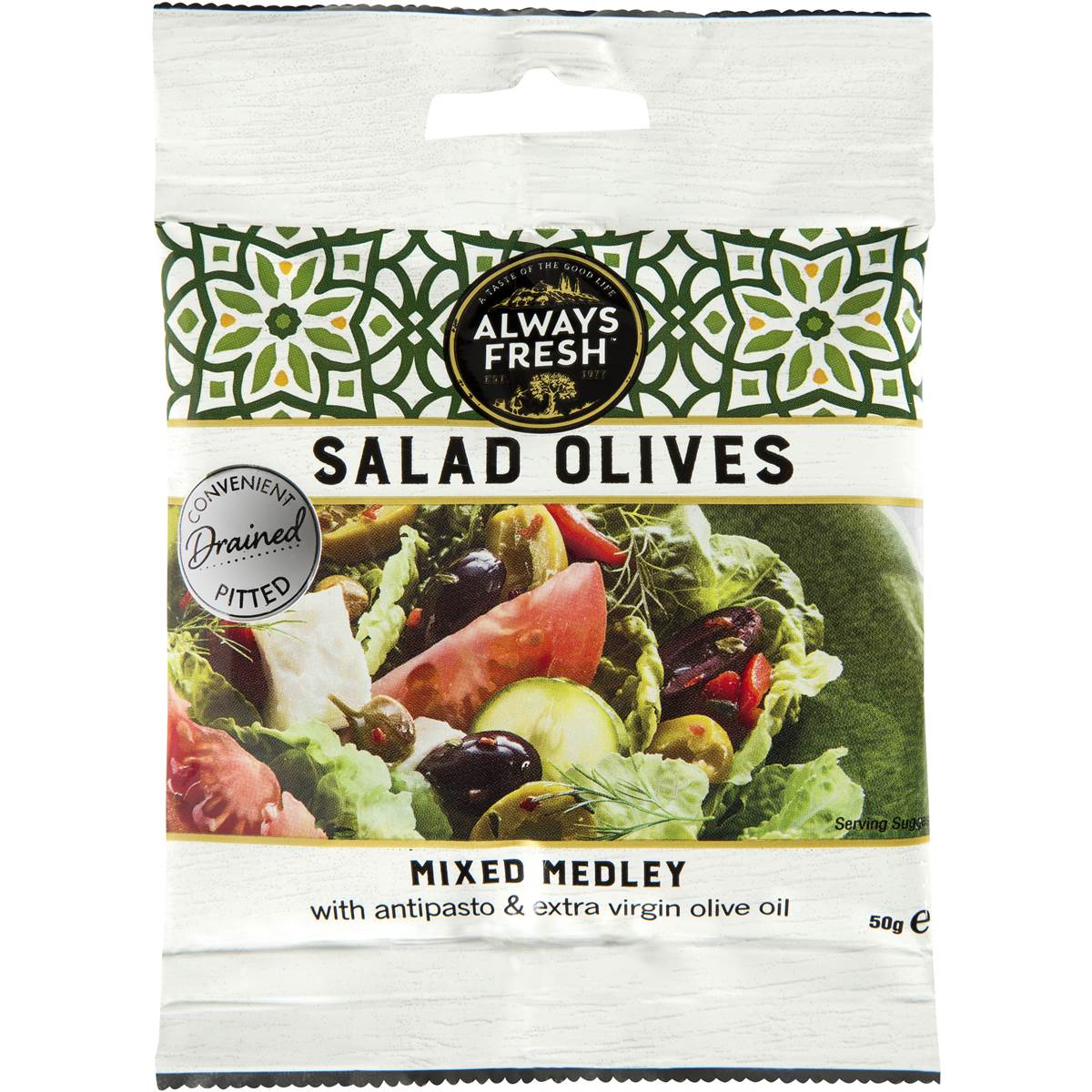 Always Fresh Salad Olives 50g Woolworths