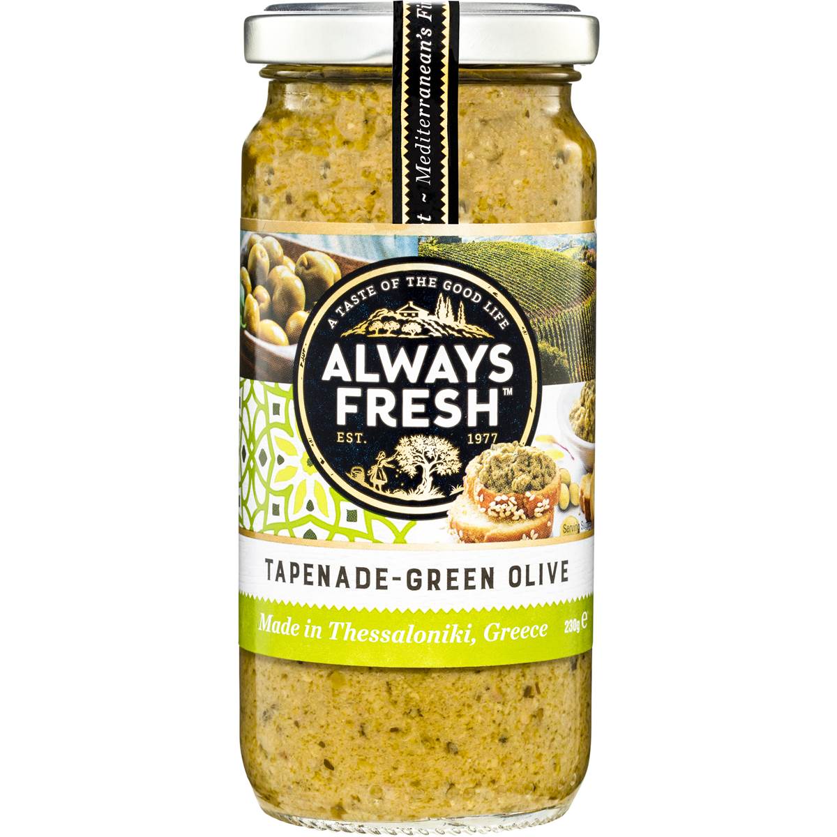 Always Fresh Green Olive Tapenade 230g Woolworths