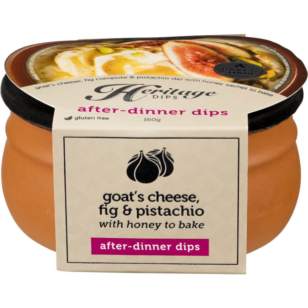 Chris' Goats Cheese Fig Pistachio & Honey 160g Woolworths