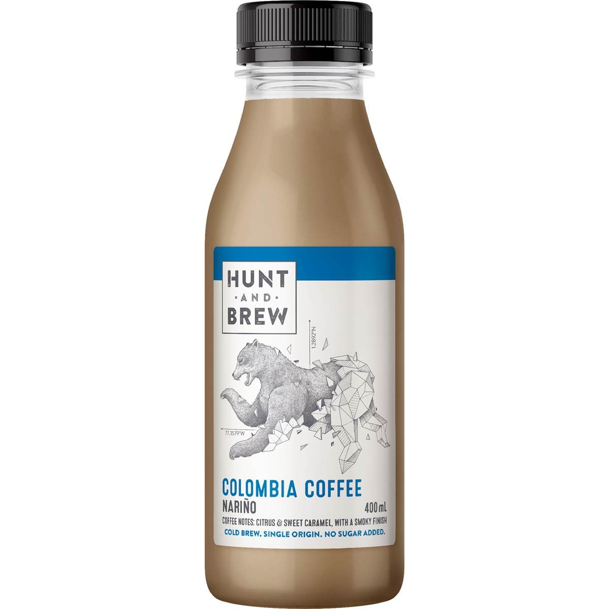 Hunt And Brew Iced Coffee Colombia 400mL