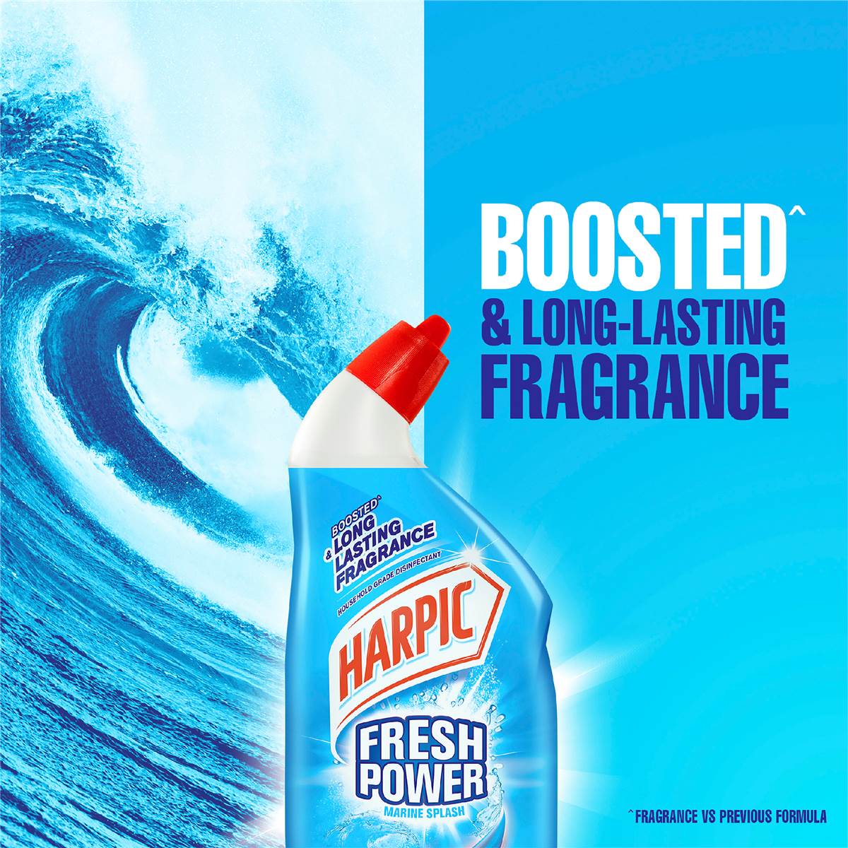 Harpic Fresh Power Marine Splash Toilet Cleaner 700ml Woolworths