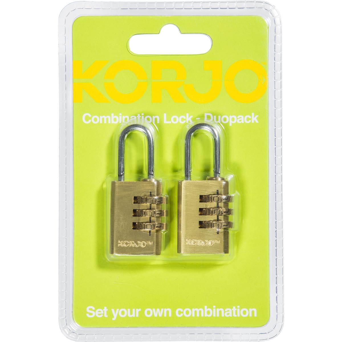 Korjo 2025 combination lock