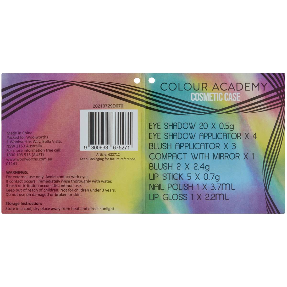 Woolworths Cosmetic Case Each Woolworths