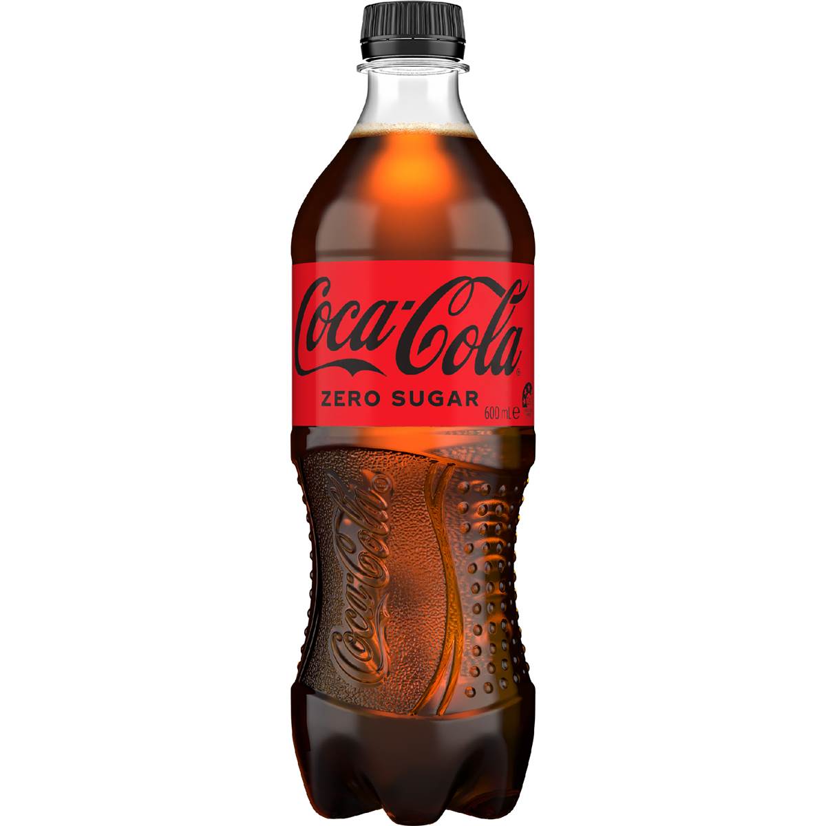 Coca - Cola Zero Sugar Soft Drink Bottle 600ml | Woolworths