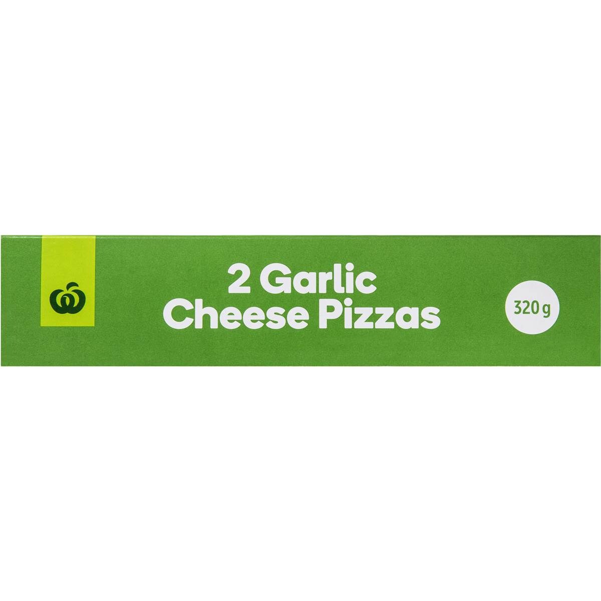 Woolworths Garlic Cheese Pizza 2 Pack Woolworths