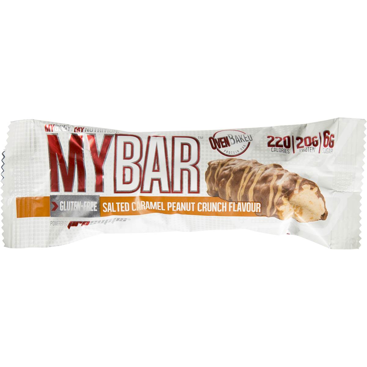 Pro Supps My Bar Salted Caramel Peanut Crunch 55g | Woolworths