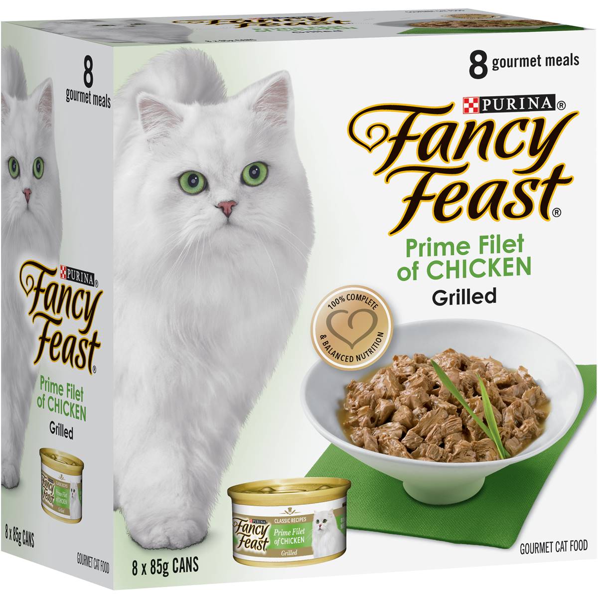 Fancy Feast Grilled Prime Filet Of Chicken 8x85g | Woolworths