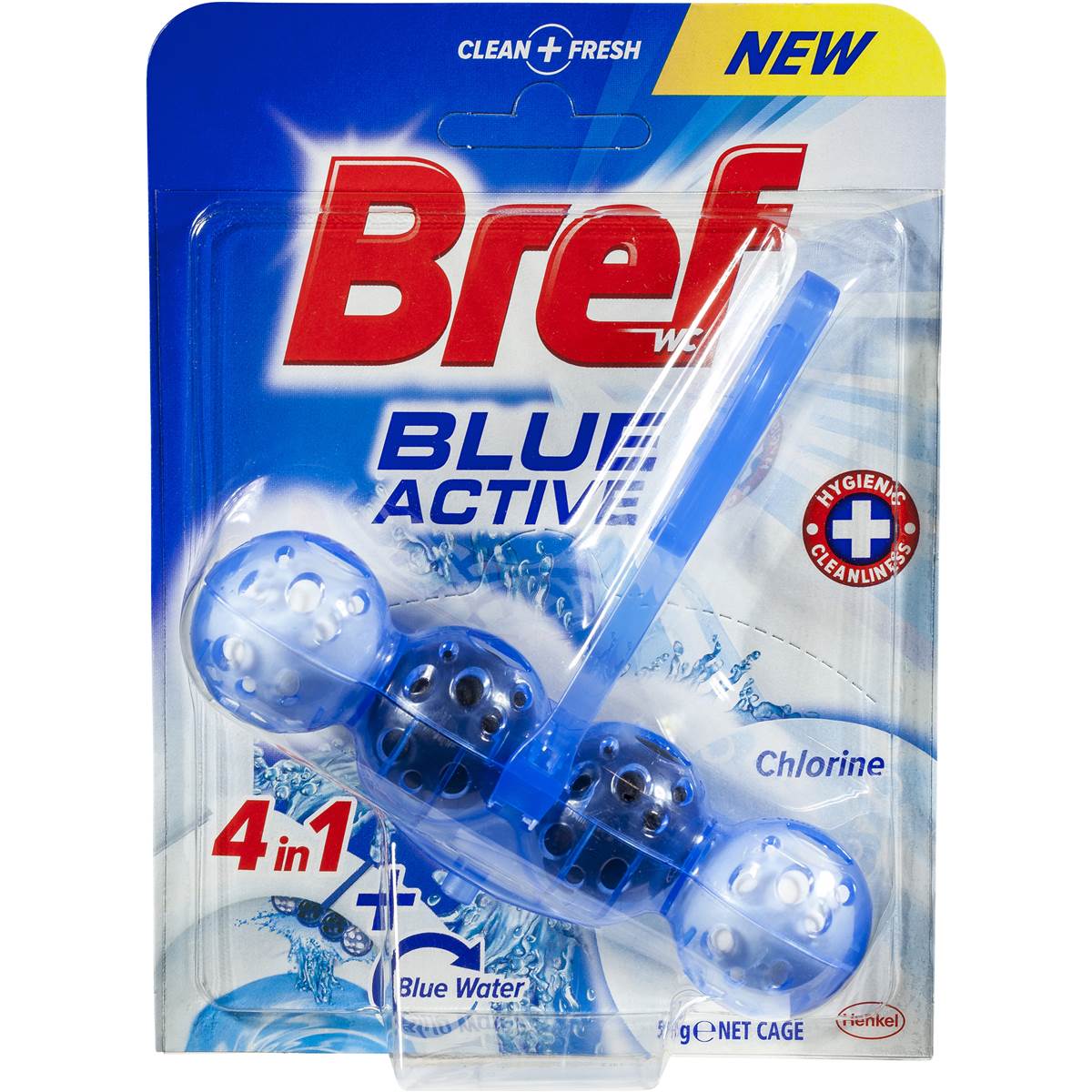 Bref Blue Active Toilet Cleaner Chlorine 50g Woolworths