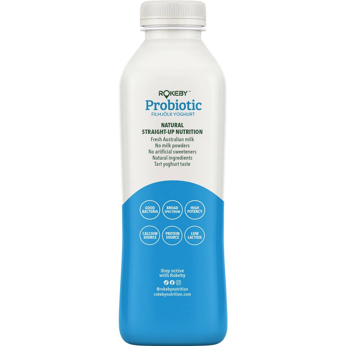 Rokeby Probiotic Filmjolk Yoghurt Natural 750g Woolworths