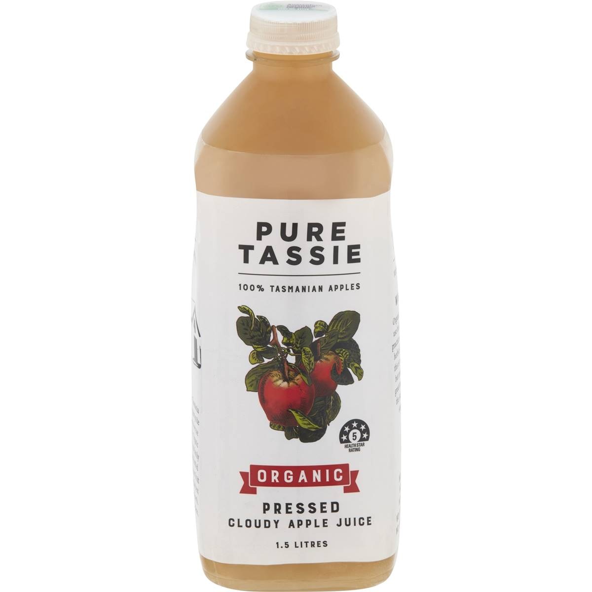 Pure Tassie Organic Apple Juice 