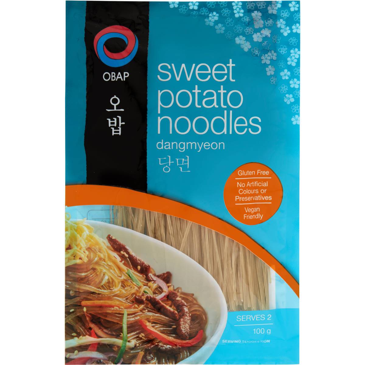 Obap Sweet Potato Noodles 100g Woolworths