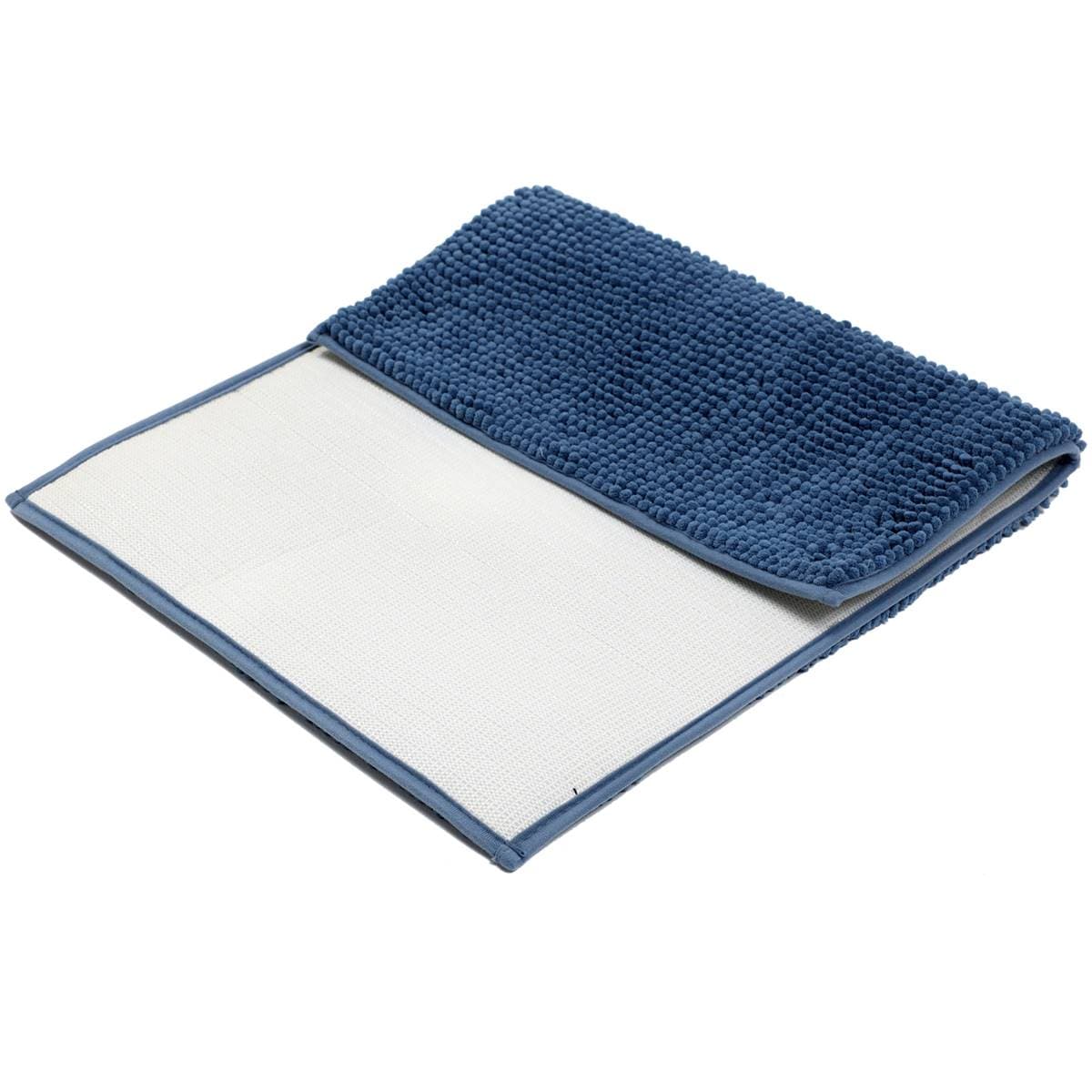 Inspire Toggle Bath Mat Blue Each Woolworths