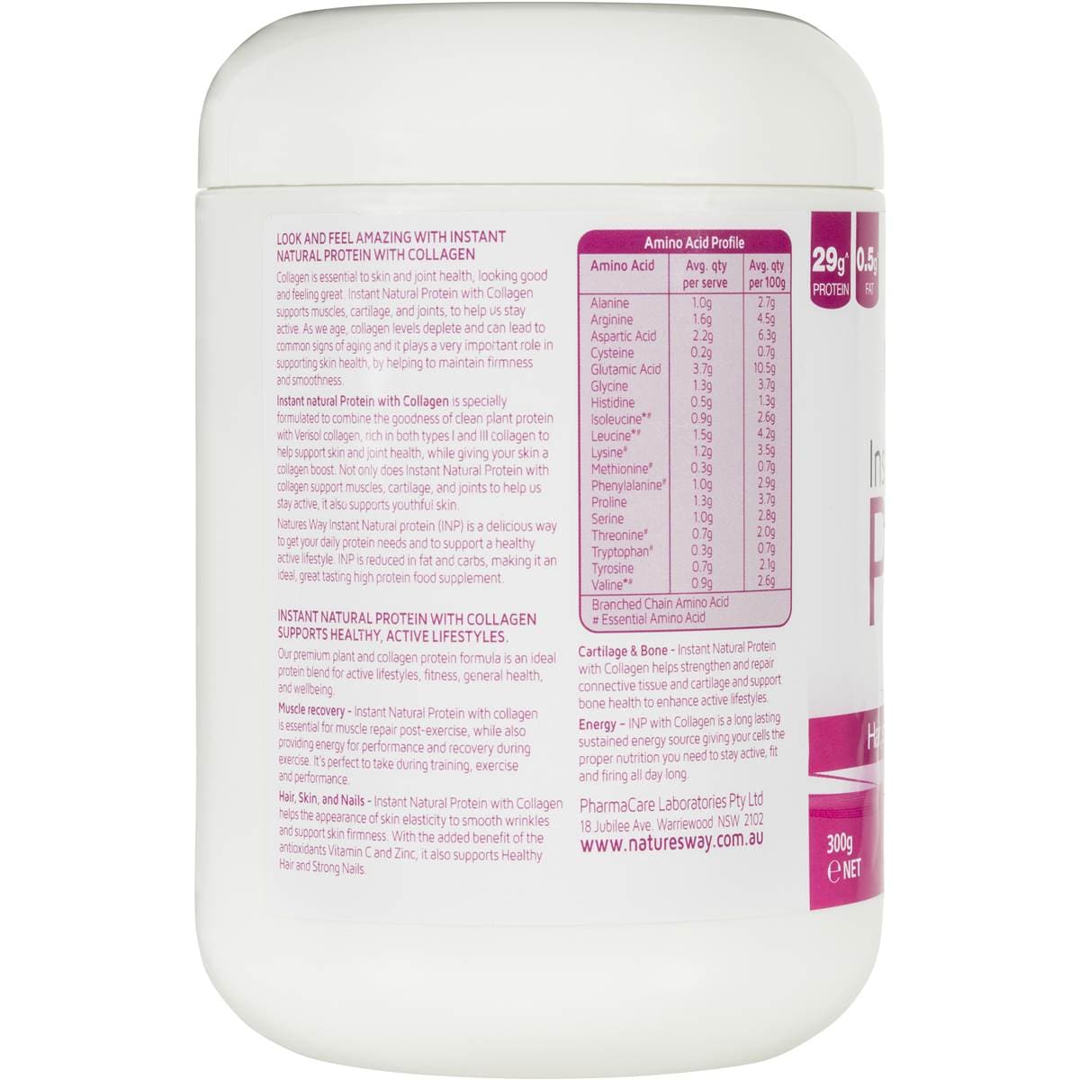 Nature's Way Instant Natural Protein 300g Woolworths