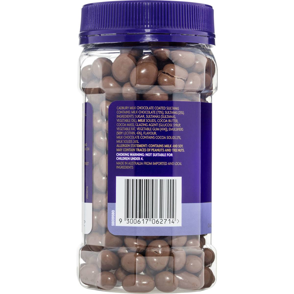 Cadbury Choc Sultanas 380g Woolworths