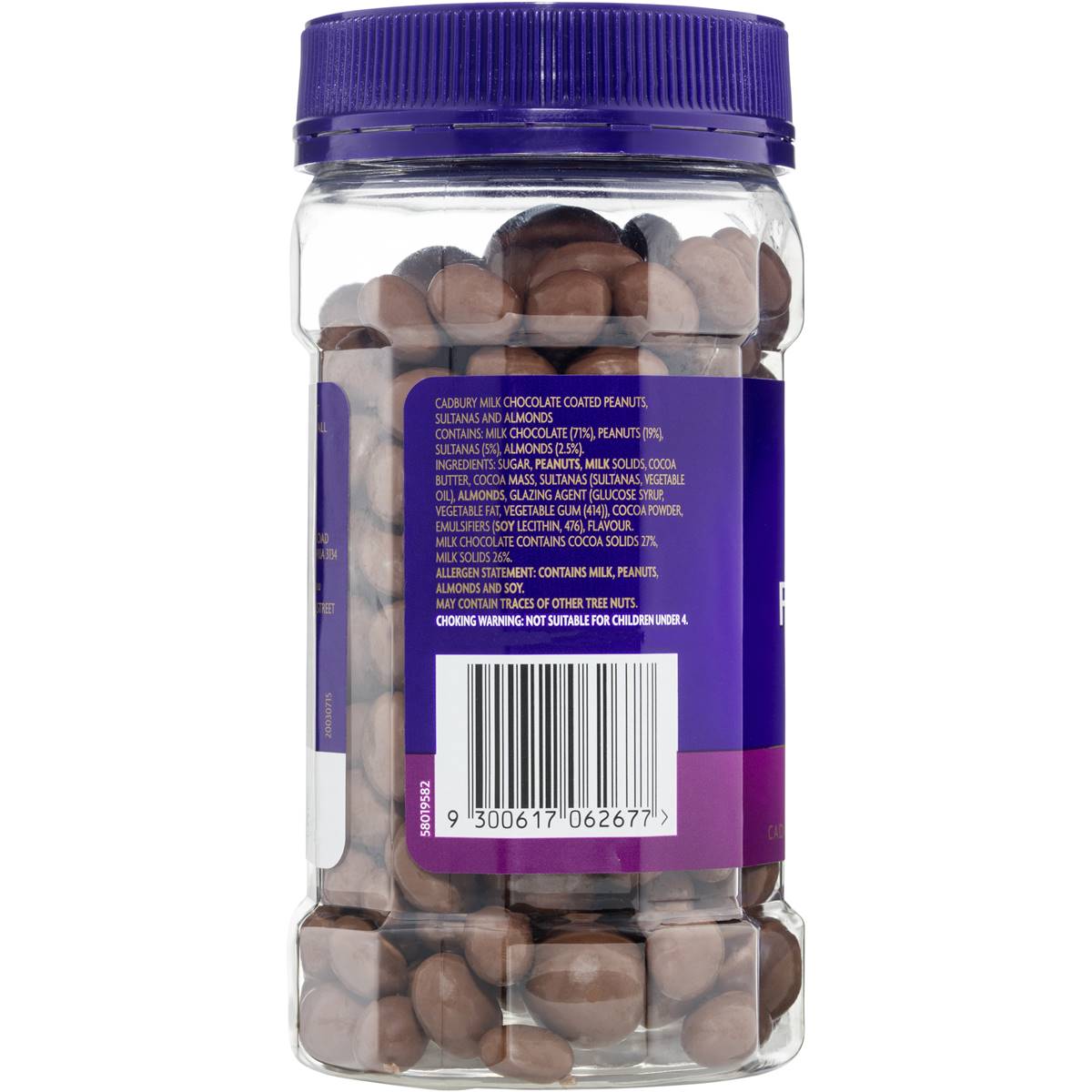 Cadbury Chocolate Coated Fruit & Nut 340g Woolworths