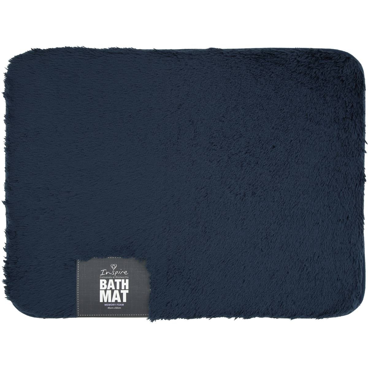 Inspire Bath Mat Memory Foam Each Woolworths