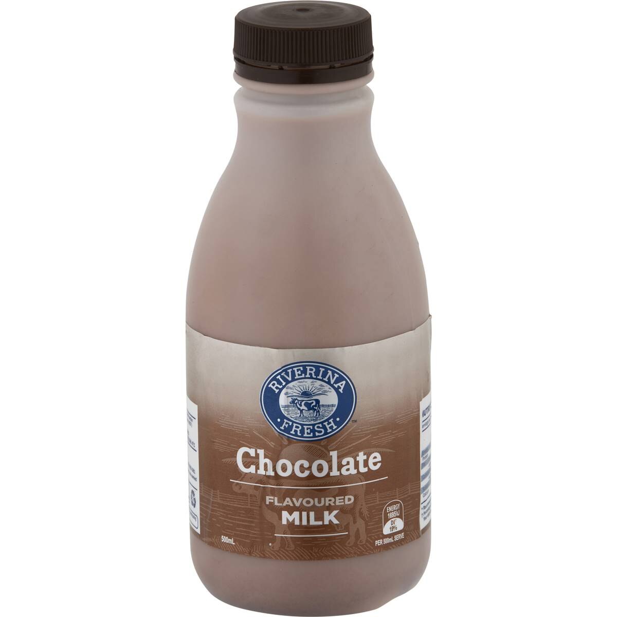 Riverina Chocolate Flavoured Milk 500ml | Woolworths