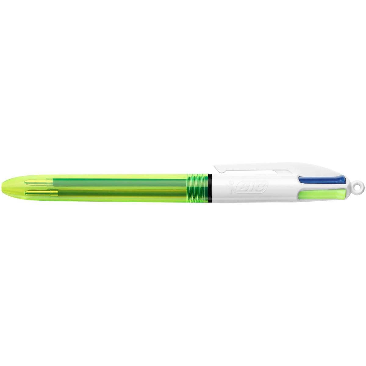Bic 4 Colour Fluo Pen Each Woolworths