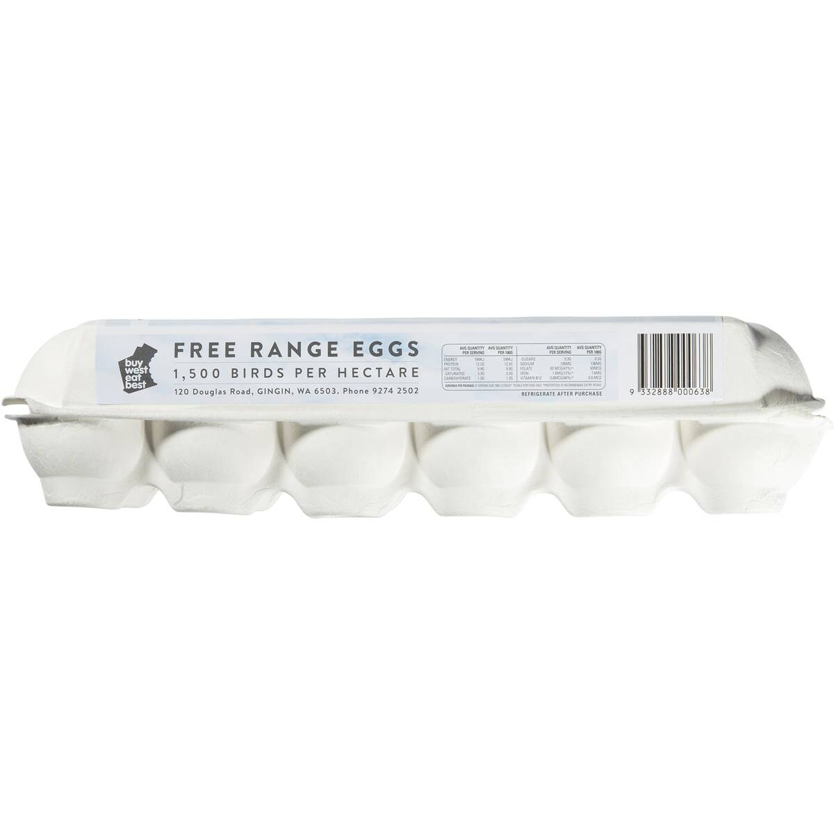 Good Farmer 12 Large Free Range Eggs 600g Woolworths