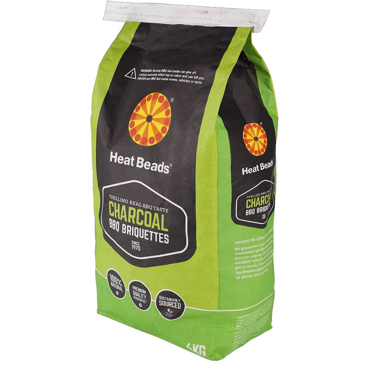 Heat Beads Charcoal Bbq Briquettes 4kg Woolworths