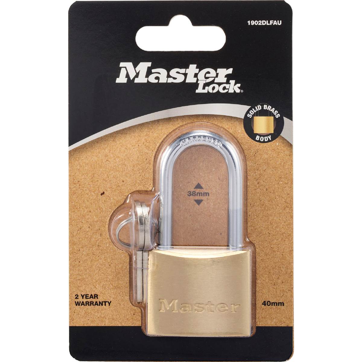 Master Lock Brass Pad 40mm each