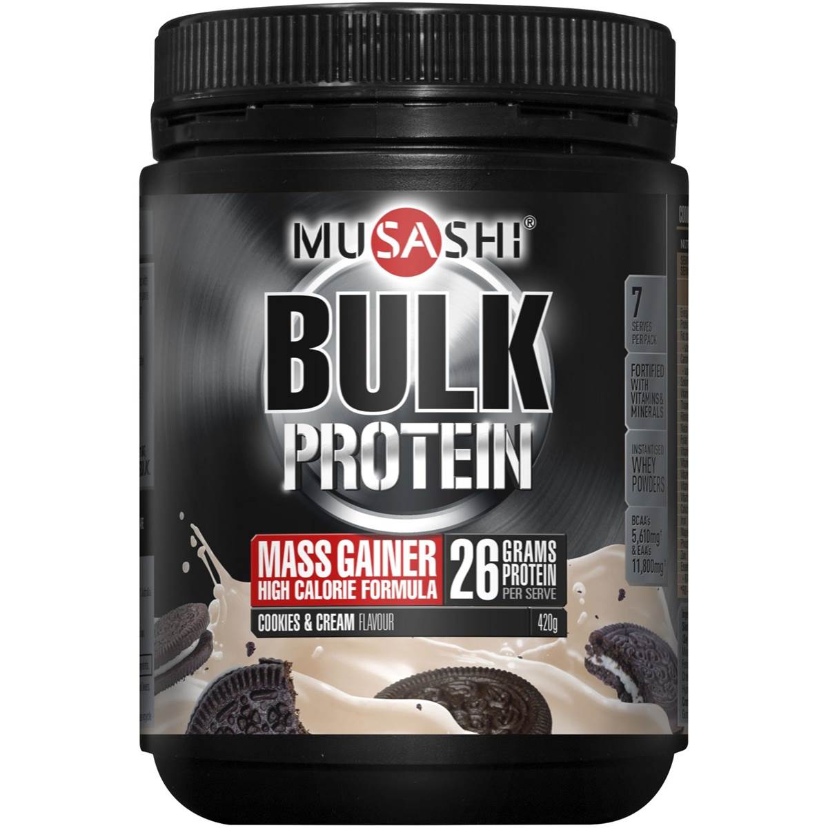 Musashi Bulk Protein Cookies & Cream