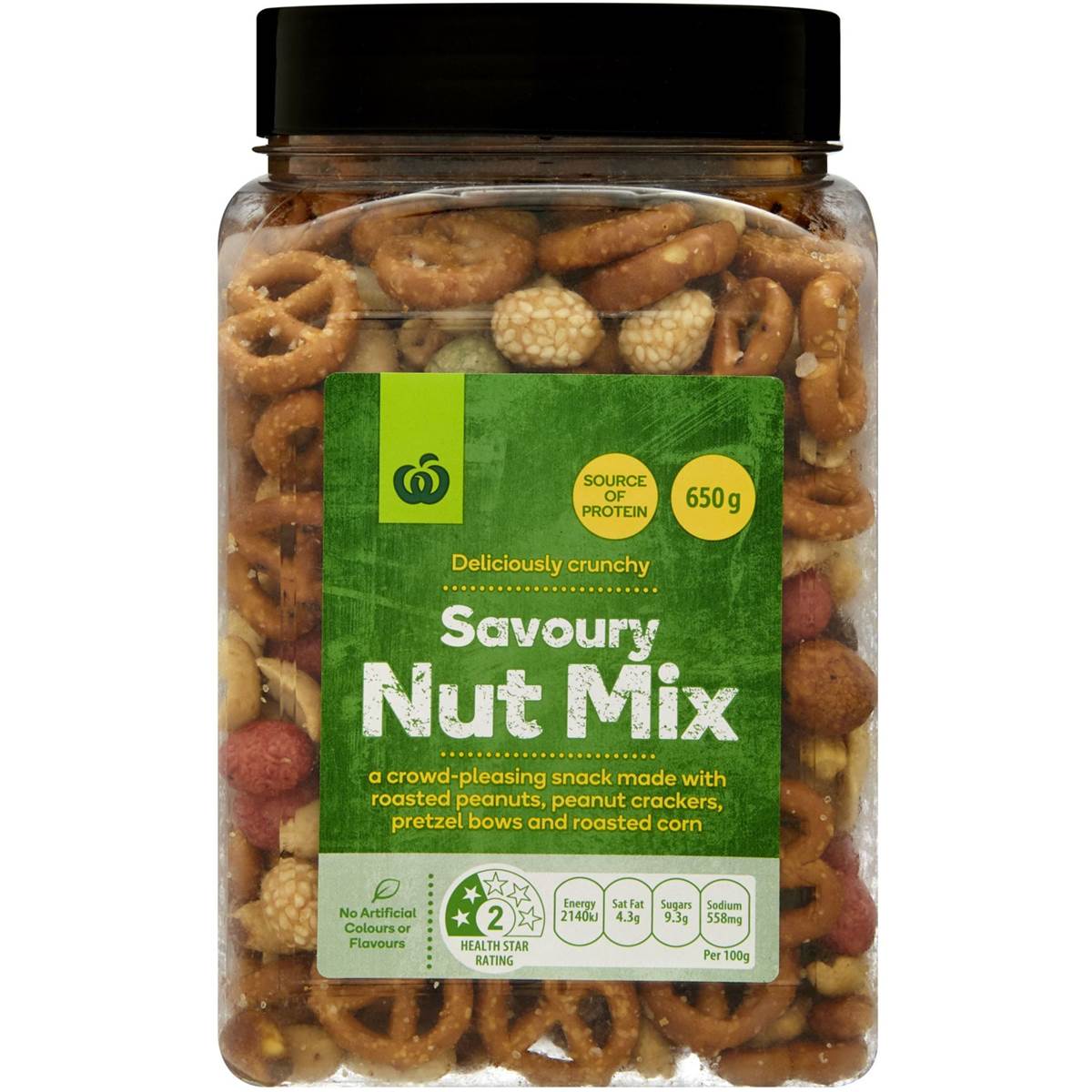 Woolworths Savoury Nut Mix 650g Woolworths