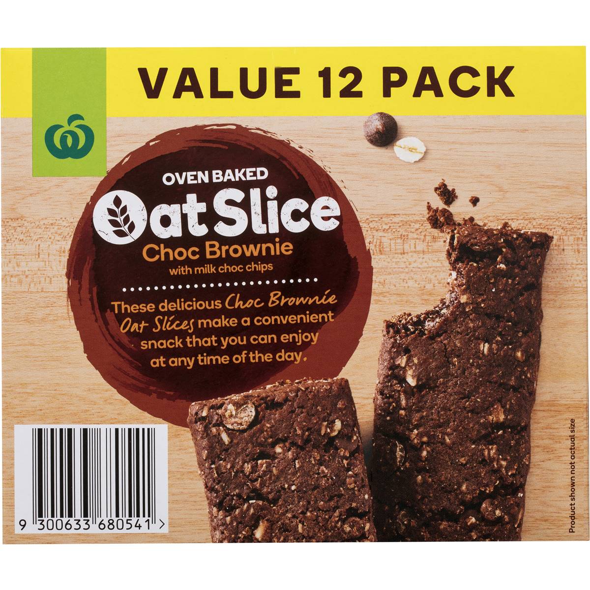 Woolworths Oat Slice Choc Brownie 480g Woolworths