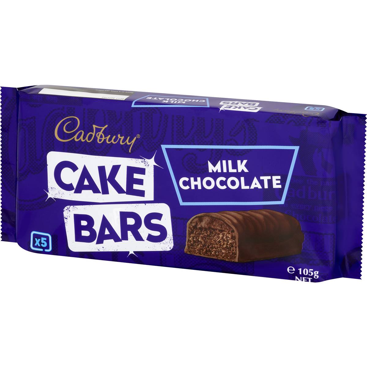 Cadbury Chocolate Cake Bars 5 Pack Woolworths