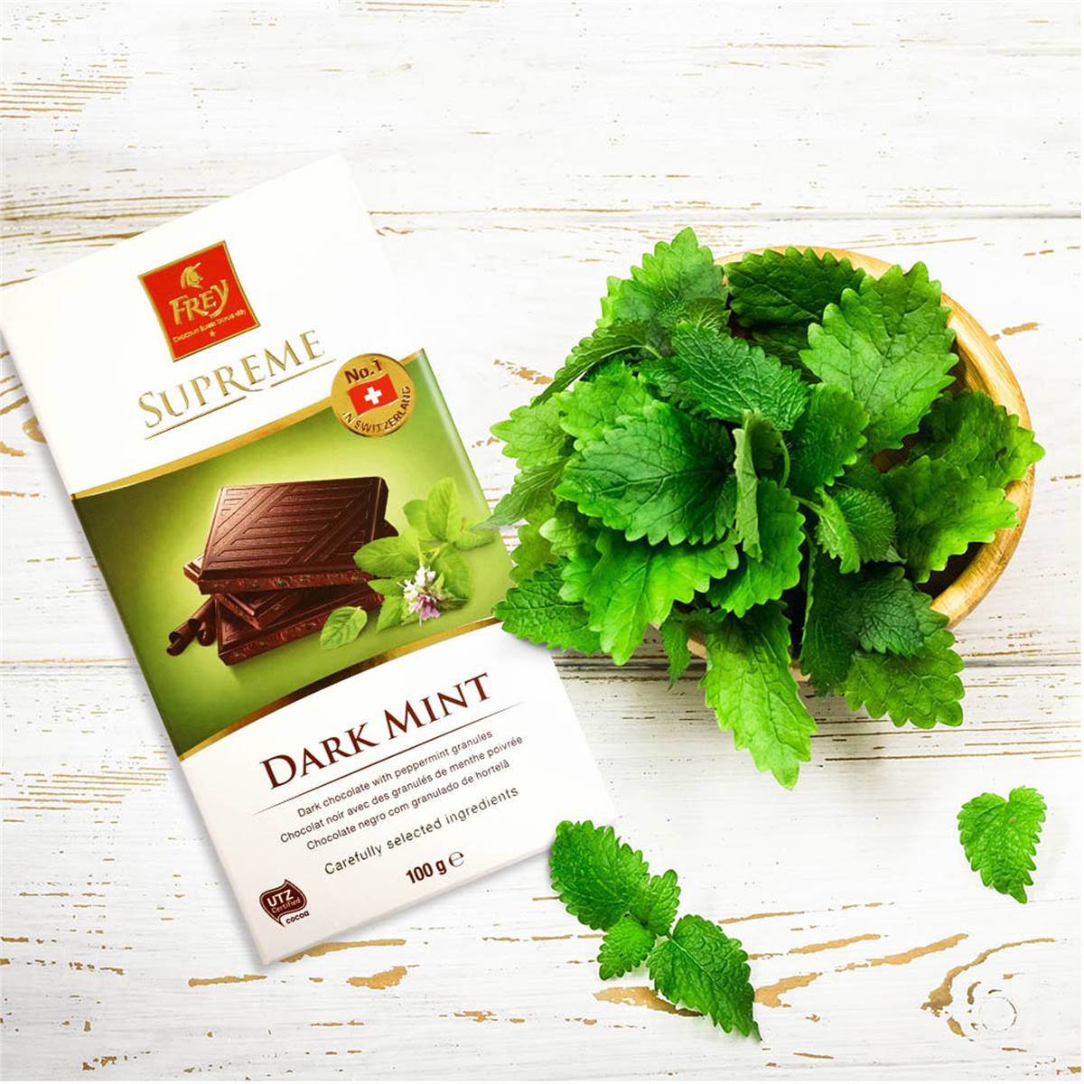 Frey Mint Chocolate 100g Block Woolworths