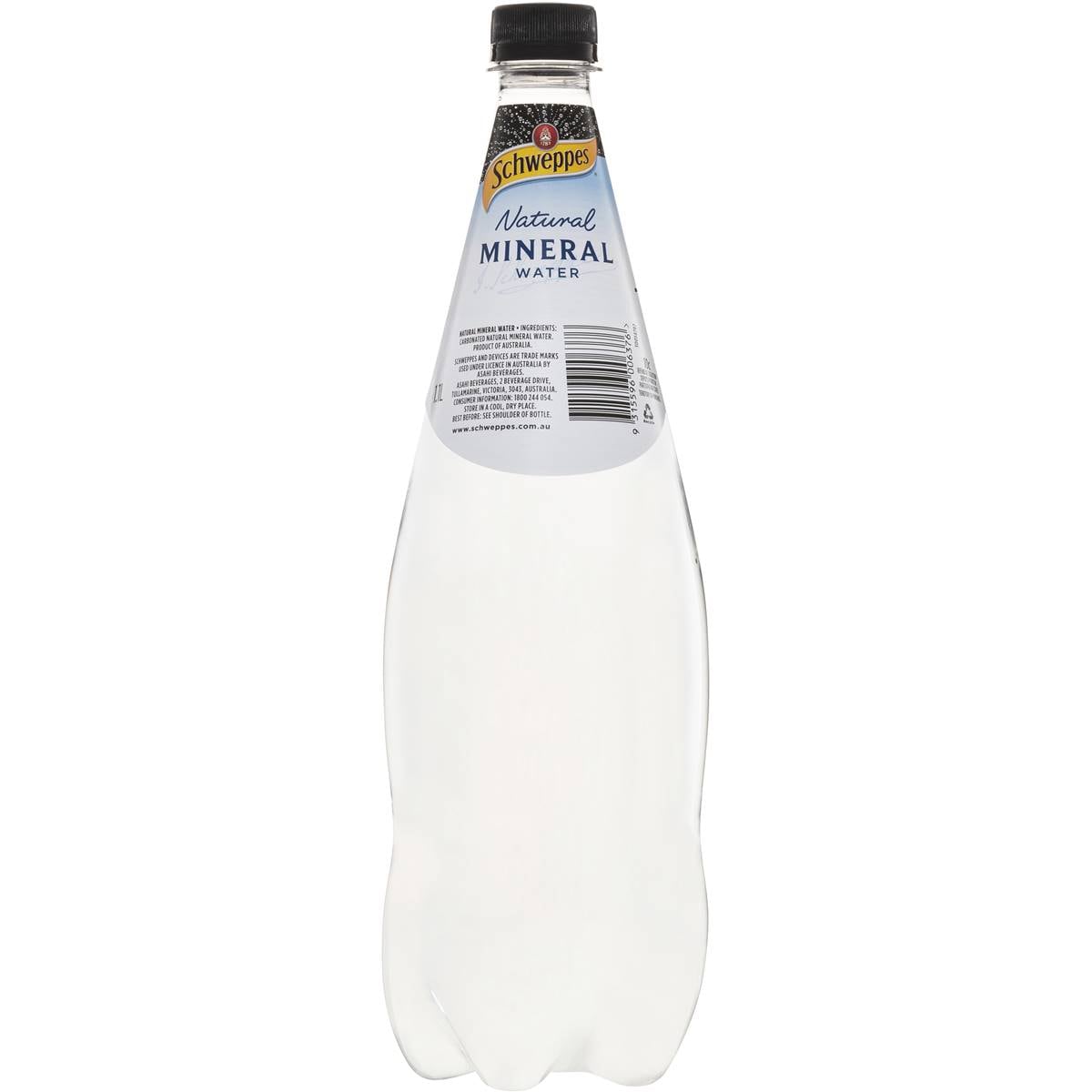 Schweppes Natural Mineral Water Bottle Natural 1.1l Woolworths