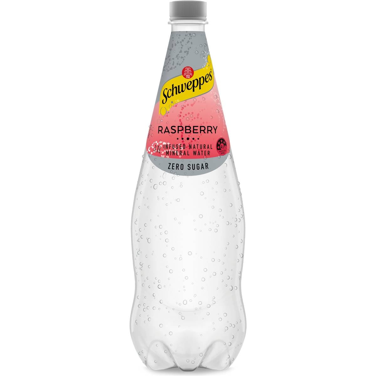 Schweppes Raspberry Infused Natural Mineral Water Bottle 1.1l Woolworths