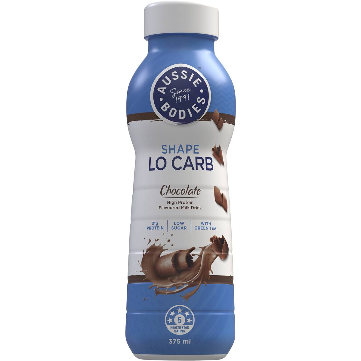 Aussie Bodies Lo Carb Lean Protein Shake Chocolate 375ml | Woolworths