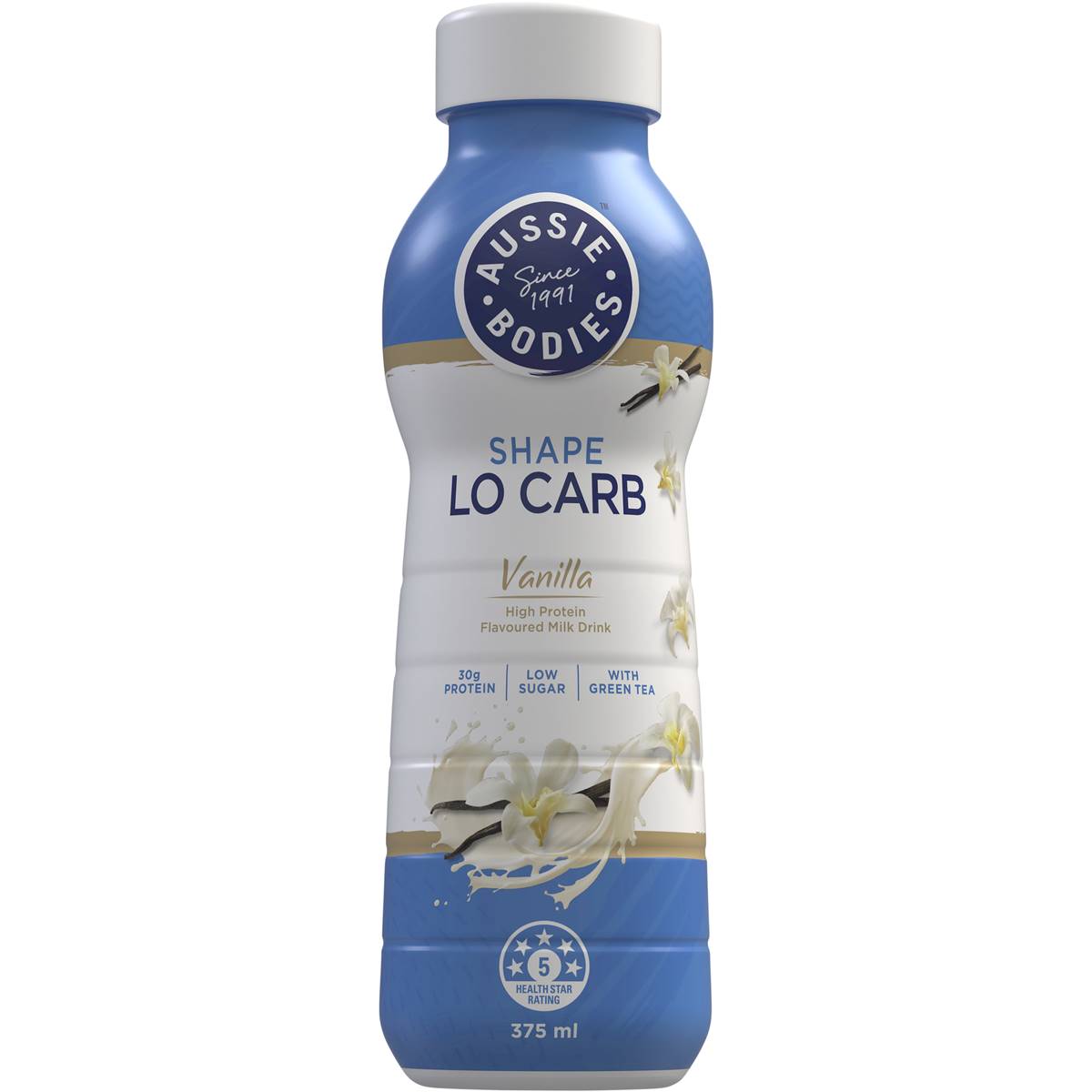 Aussie Bodies Lo Carb Lean Protein Shake Vanilla 375ml Woolworths
