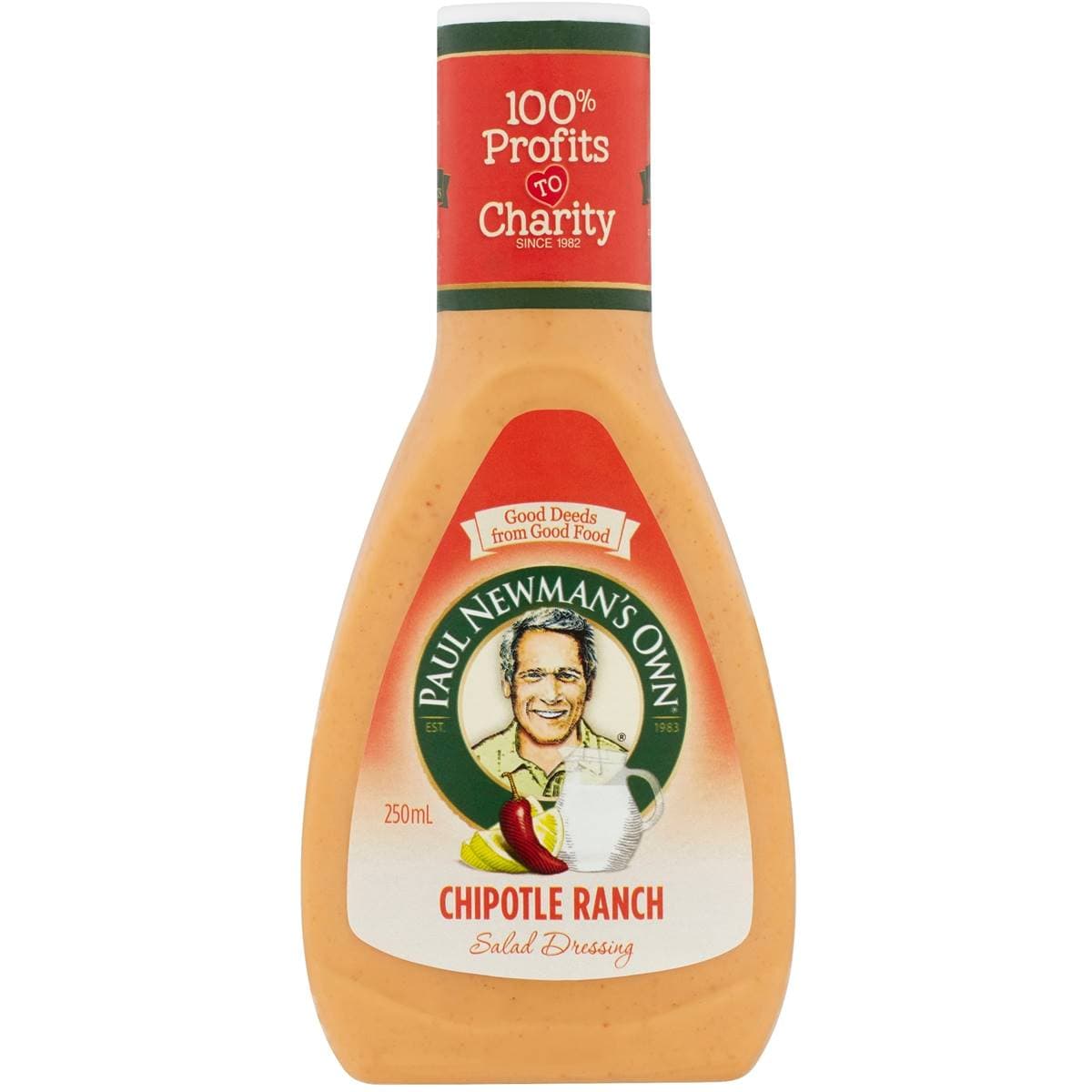 Paul Newman's Own Chipotle Ranch Dressing 250ml Woolworths