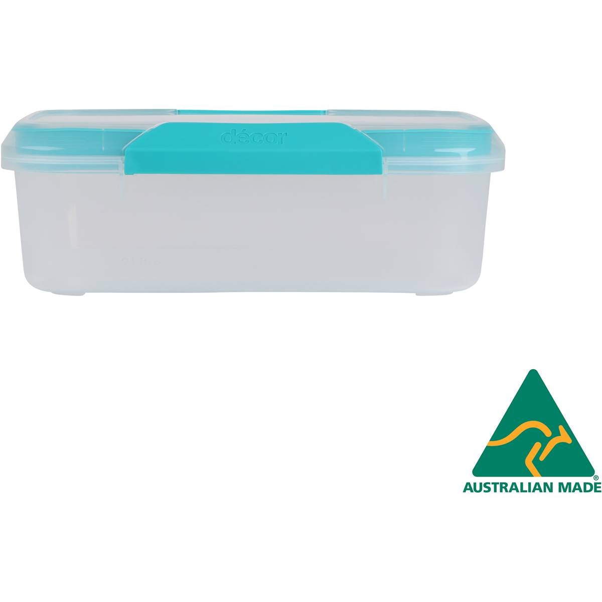 Decor Fresh Seal Clips Container, Oblong 2l Woolworths