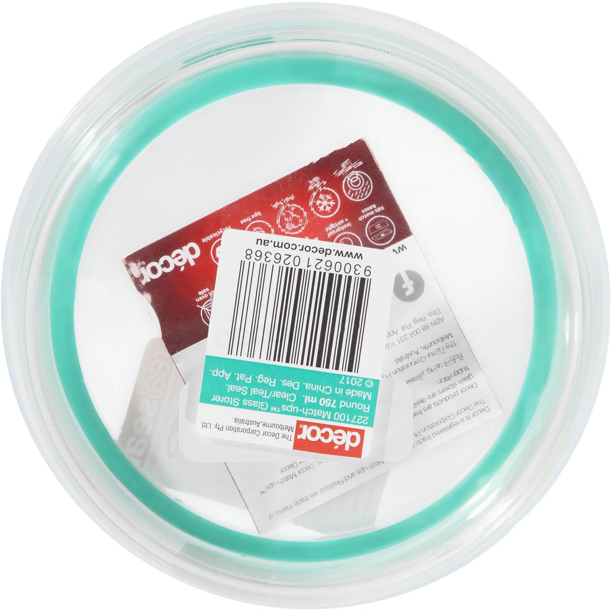 Decor Matchups Glass Round 750ml Woolworths