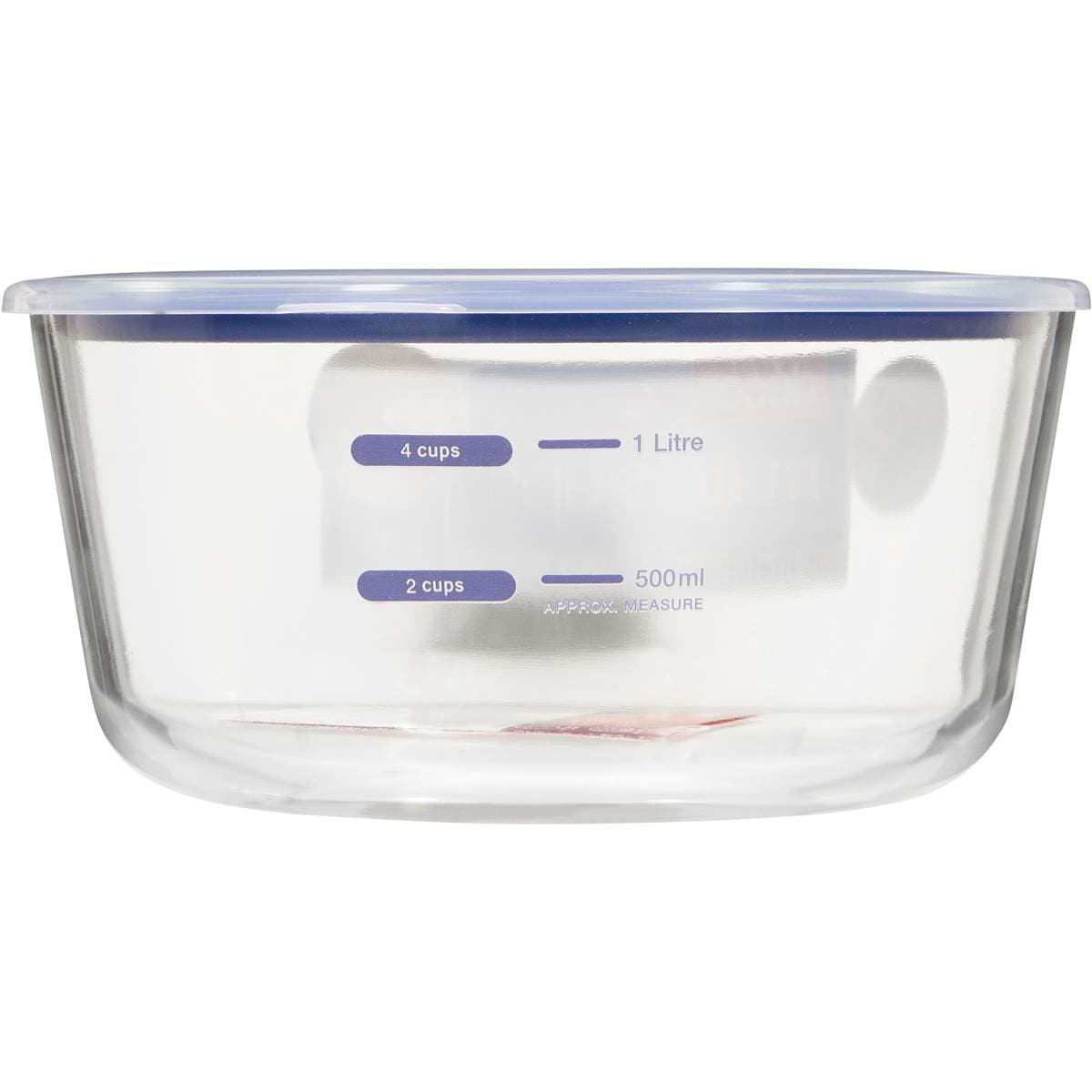 Decor Matchups Glass Round 1.5l Woolworths