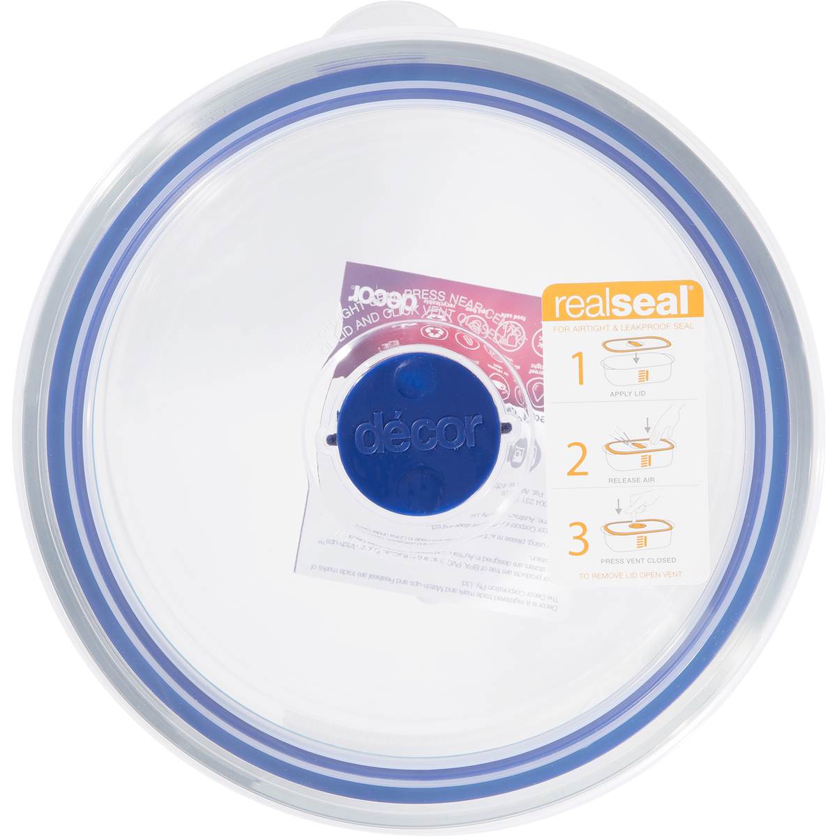 Decor Matchups Glass Round 1.5l Woolworths