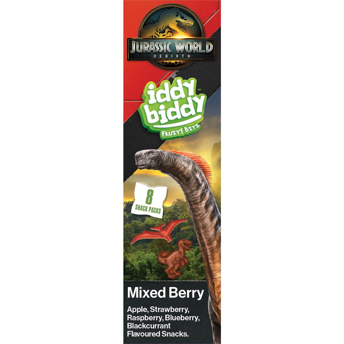 Iddy Biddy Fruit Snacks Mixed Berry 20g X8 Pack Woolworths